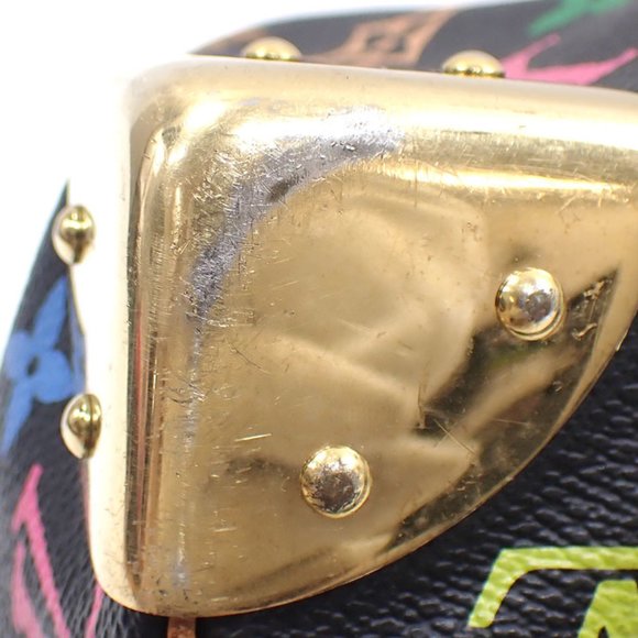 Louis Vuitton Handbag Monogram Multicolor Speedy 30 Women's M92642 Noir Black... - Picture 6 of 10